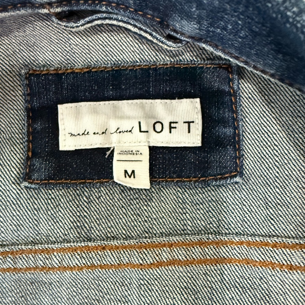 Loft Classic Denim Jacket - Medium - image 8